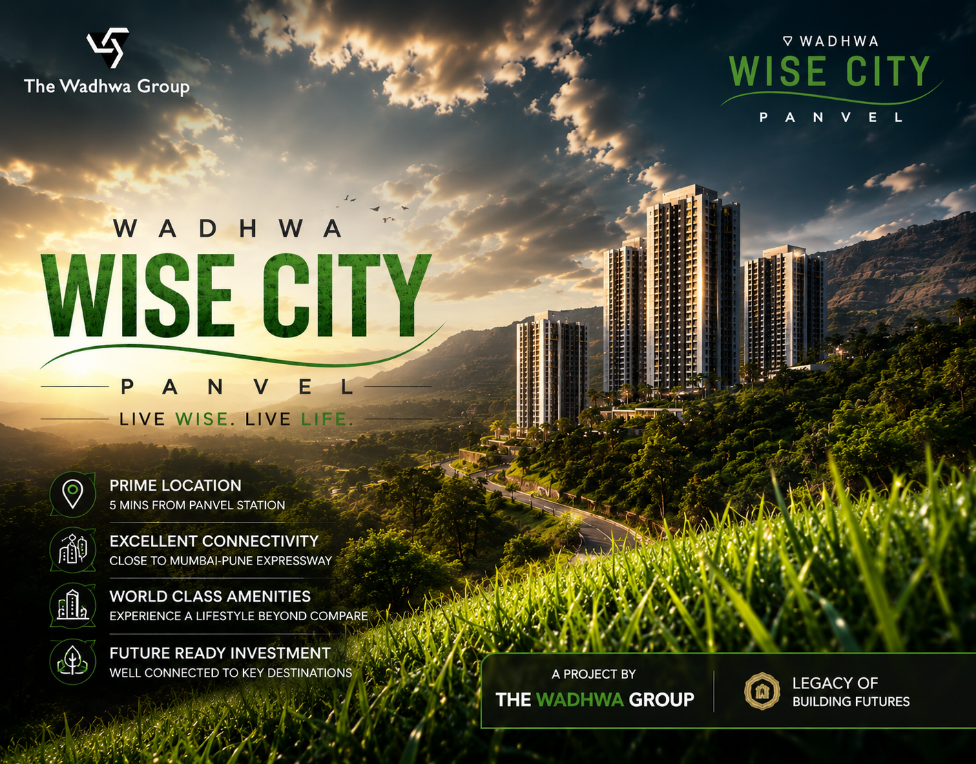 Wadhwa Wise City — Cinematic Real Estate Video